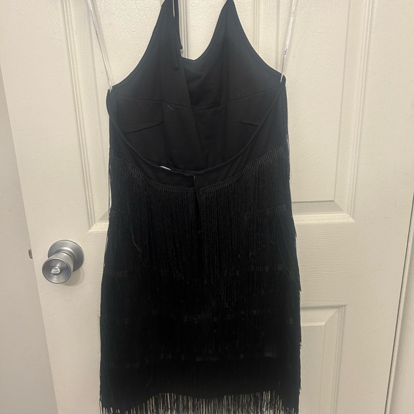 Lulus black fringe dress - Picture 3 of 7